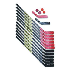 Ultra Shaft Hockey Set, Twelve 42" Hockey Sticks/Two Pucks/Two Balls/Two Extra Blades