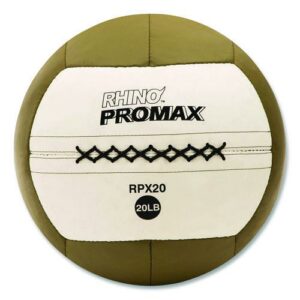 Rhino Promax Medicine Ball, 20 lb, Brown