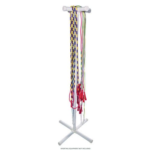 Jump Rope Storage Tree, 25.5" x 25.5" x 68.5", White - Image 2