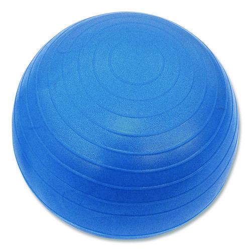 Kid's Ball Chair, Supports Up to 264 lb, 12.5" Seat Height, Blue Seat, Silver Base - Image 3