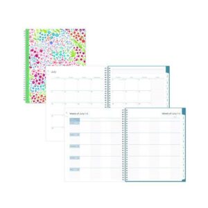 Ditsy Dapple Light CYO Cover Weekly/Monthly Lesson Planner, 9 Classes, 11 x 8.5 Sheets, 12-Month (July to June), 2025 to 2026
