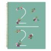 Greta Academic Year Weekly/Monthly Planner, Floral Artwork, 11.5 x 8, Green Cover, 12-Month (July-June): 2025 to 2026 - Image 2