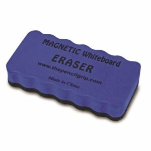 Magnetic Whiteboard Eraser, 4" x 2" x 1", Blue, 24/Pack