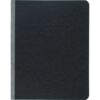 Pressboard Report Cover with Tyvek Reinforced Hinge, Two-Piece Prong Fastener, 3" Capacity, 8.5 x 11, Black/Black