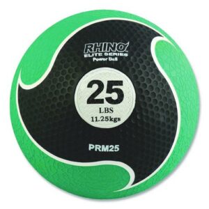Rhino Elite Medicine Ball, 25 lb, Green