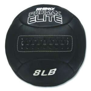 Rhino Promax Elite Medicine Ball, 8 lb, Black