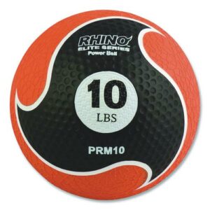 Rhino Elite Medicine Ball, 10 lb, Orange