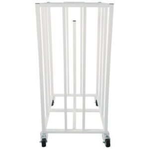 Deluxe Vertical Ball Cage, Fits Approximately 20 Balls, Metal, 20" x 20" x 48", White