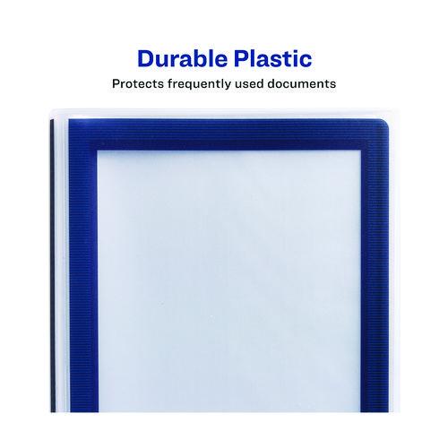 Flexi-View Binder with Round Rings, 3 Rings, 1" Capacity, 11 x 8.5, Red - Image 7