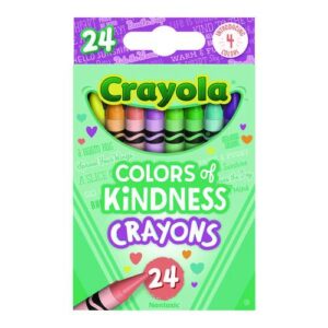 Colors of Kindness Crayons, Assorted, 24/Pack
