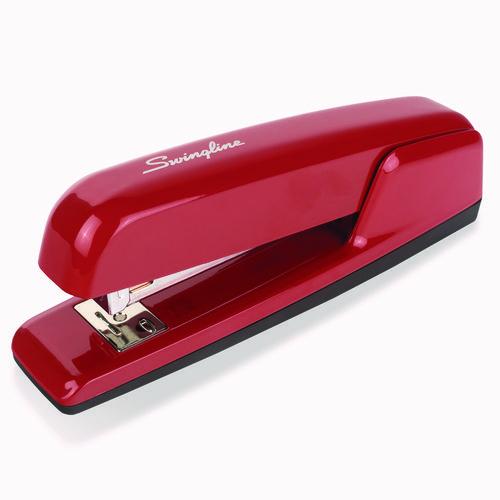 747 Business Full Strip Desk Stapler, 30-Sheet Capacity, Rio Red - Image 3