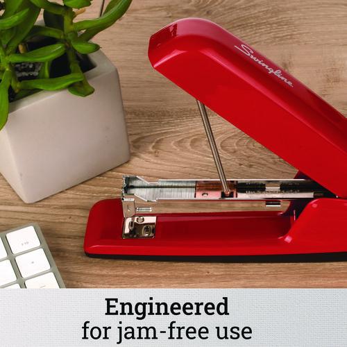 747 Business Full Strip Desk Stapler, 30-Sheet Capacity, Rio Red - Image 5