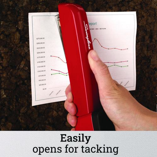 747 Business Full Strip Desk Stapler, 30-Sheet Capacity, Rio Red - Image 7