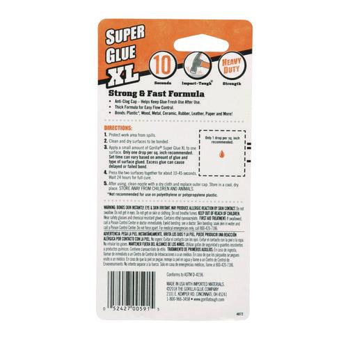 Super Glue, 0.88 oz, Dries Clear - Image 4
