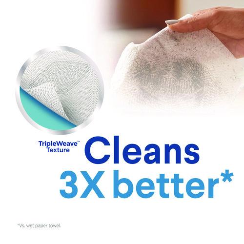 Disinfecting Wipes, Bleach Free Cleaning Wipes, 1-Ply, 7 x 8, Crisp Lemon, White, 35/Canister, 12 Canisters/Carton - Image 5