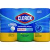 Disinfecting Wipes, Value Pack, Bleach Free Cleaning Wipes, 1-Ply, 7x8, Fresh Scent/Citrus Blend, White, 75/Canister, 3/Pack - Image 2