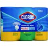 Disinfecting Wipes, Value Pack, Bleach Free Cleaning Wipes, 1-Ply, 7x8, Fresh Scent/Citrus Blend, White, 75/Canister, 3/Pack - Image 3