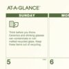 Recycled Monthly Desk Pad, 22 x 17, Sand/Green Sheets, Black Binding, Black Corners, 12-Month (Jan to Dec): 2026 - Image 3