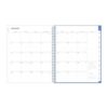 Lindley Weekly/Monthly Planner, Floral Artwork, 11 x 8.5, White/Blue/Green Cover, 12-Month (Jan to Dec): 2025 - Image 4