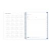 Lindley Weekly/Monthly Planner, Floral Artwork, 11 x 8.5, White/Blue/Green Cover, 12-Month (Jan to Dec): 2025 - Image 5