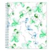 Lindley Monthly Planner, Floral Artwork, 10 x 8, White/Blue/Green Cover, 12-Month (Jan to Dec): 2025 - Image 2