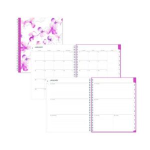 Breast Cancer Awareness Create-Your-Own Cover Weekly/Monthly Planner, Orchids Artwork, 11 x 8.5, 12-Month (Jan to Dec): 2025