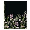 Nevaeh Weekly/Monthly Planner, Floral Artwork, 11 x 8.5, Black/Multicolor Cover, 12-Month (Jan to Dec): 2025 - Image 2