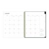 Nevaeh Weekly/Monthly Planner, Floral Artwork, 11 x 8.5, Black/Multicolor Cover, 12-Month (Jan to Dec): 2025 - Image 3