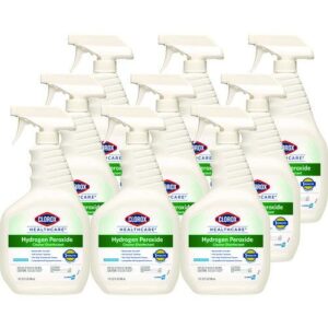Hydrogen-Peroxide Cleaner/Disinfectant, 32 oz Spray Bottle, 9/Carton