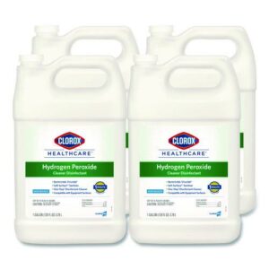 Hydrogen-Peroxide Cleaner/Disinfectant, 1 gal Bottle, 4/Carton