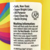 Washable Tempera Paint, Yellow, 32 oz Bottle - Image 3