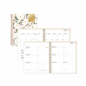 Day Designer Coming Up Roses Create-Your-Own Cover Weekly/Monthly Planner, Roses Artwork, 11 x 8.5, 12-Month (Jan-Dec): 2025