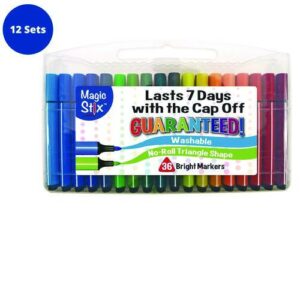 Magic Tri Stix Set, 36 Assorted Colors, 36/Set, 12 Sets/Carton