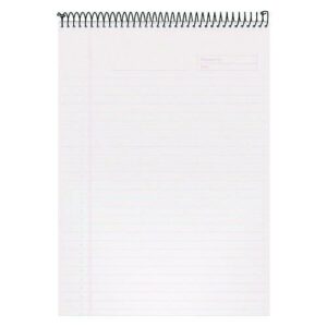 Color Notepads, Wide/Legal Rule, Orchid Cover, 70 White 8.5 x 11.75 Sheets