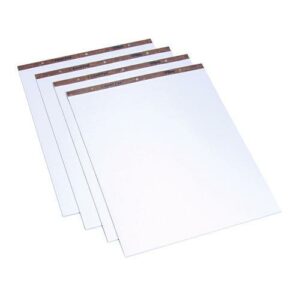 Easel Pads, Quadrille Rule (1 sq/in), 27 x 34, White, 50 Sheets, 4/Carton