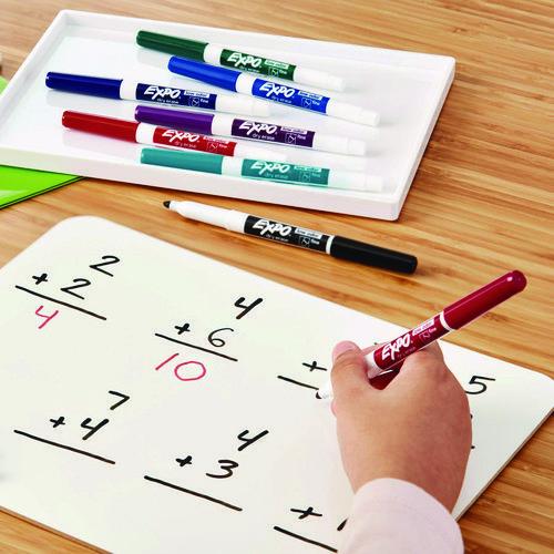 Low-Odor Dry-Erase Marker, Fine Bullet Tip, Black, Dozen - Image 8