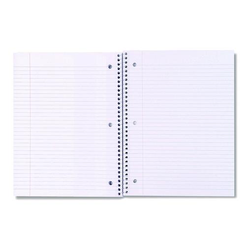 Wirebound Notebook, 1-Subject, Medium/College Rule, Black Cover, (70) 10.5 x 8 Sheets - Image 7