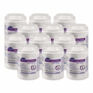 Oxivir TB Disinfectant Wipes, 7 x 6, White, 160/Canister, 12 Canisters/Carton