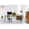 Wood Adjustable 12 Compartment Literature Organizer, 12 Sections, Letter Size, 20 x 11.8 x 16.3, White - Image 2