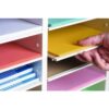 Wood Adjustable 12 Compartment Literature Organizer, 12 Sections, Letter Size, 20 x 11.8 x 16.3, White - Image 6