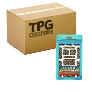 Anywhere Zen Strips, Sandy Cheetah Print, Assorted Colors, 13/Set, 24 Sets/Carton