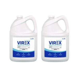 Virex All-Purpose Disinfectant Cleaner, Lemon Scent, 1 gal Container, 2/Carton