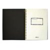 B5 Size Notebook, 1-Subject, Medium/College Rule, Black Cover, (80) 9.8 x 6.9 Sheets, 3/Pack - Image 3