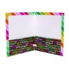 Two-Pocket Portfolio Folder, 1" Capacity, 9.6 x 11.9, Brush Strokes/Llamas/Stripes, 6/Pack - Image 5