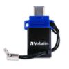 Store n' Go Dual USB 3.2 Gen 1 Flash Drive for USB-C Devices, Blue - Image 2