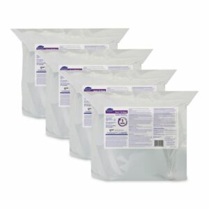 Oxivir TB Disinfectant Wipes Refill, 11 x 12, Unscented, White, 160 Wipes/Refill Pouch, 4 Refill Pouches/Carton
