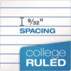 Coil-Lock Wirebound Notebook, 3-Hole Punched, Medium/College Rule, Randomly Assorted Cover Color, (70) 10.5 x 8 Sheets - Image 3