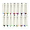 ClickArt Porous Point Pen, Retractable, Fine 0.6 mm, Assorted Ink Colors, White Barrel, 36/Pack - Image 2