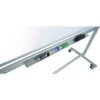 Mobile Magnetic Glass Dry Erase Board, 60" x 40", White Surface, Silver Aluminum Frame - Image 4