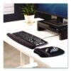 Memory Foam Mouse Pad with Wrist Rest, 7.93 x 9.25, Black - Image 5